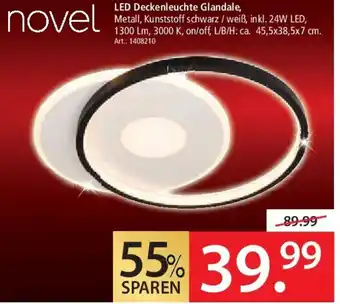 Zurbrüggen novel LED Deckenleuchte Glandale Angebot