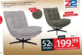Zurbrüggen Z2 Relaxsessel Joshua Angebot