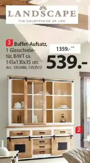 Zurbrüggen LANDSCAPE Buffet-Aufsatz Angebot