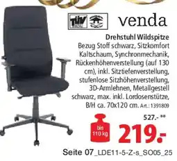 Zurbrüggen venda Drehstuhl Wildspitze Angebot