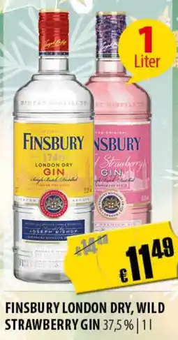 FreeOneShop Finsbury london dry, wild strawberry gin Angebot