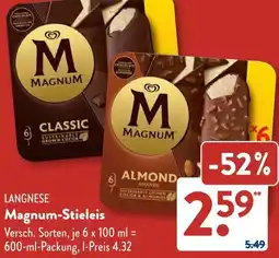 Aldi Süd LANGNESE Magnum-Stieleis Angebot