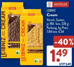 Aldi Süd LEIBNIZ Cream Angebot