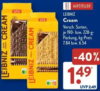 Aldi Süd LEIBNIZ Cream Angebot