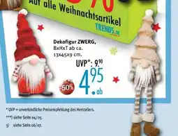 Trends Möbel Weihnachtsfigur Zwerg Angebot