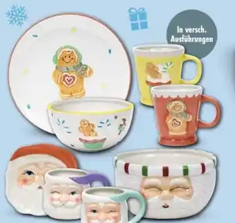 Trends Möbel Geschirrserie Weihnachtsmann Angebot