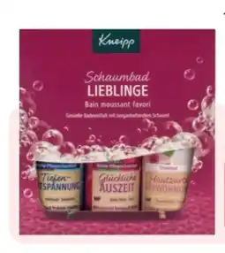 Rossmann Kneipp Schaumbad Lieblinge Geschenkset Angebot