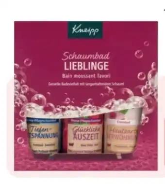 Rossmann Kneipp Schaumbad Lieblinge Geschenkset Angebot
