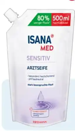 Rossmann Isana Med Arztseife Sensitiv Nachfüllbeutel Angebot