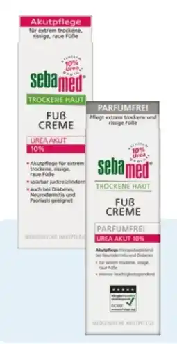 Rossmann Sebamed Urea Akut Fußcreme Angebot