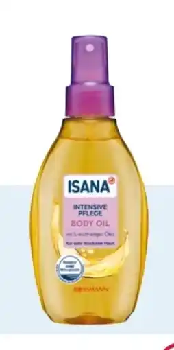 Rossmann Isana Body Oil Intensive Pflege Angebot