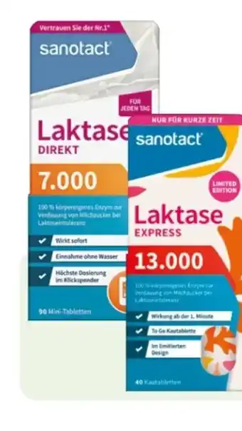 Rossmann Sanotact 7.000 Laktase Angebot