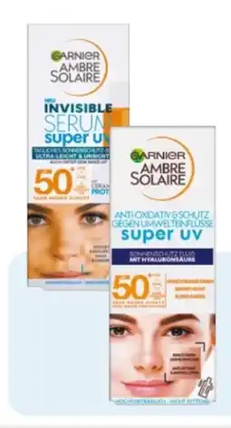 Rossmann Garnier Ambre Solaire Invisible Serum Super UV LSF 50+ Angebot