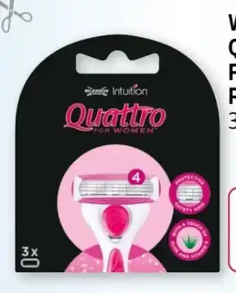 Rossmann Wilkinson Sword Quattro for Women Rasierklingen Angebot