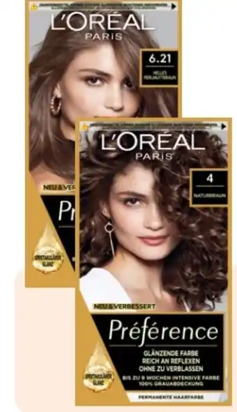 Rossmann L'Oréal Paris Préférence Coloration Angebot