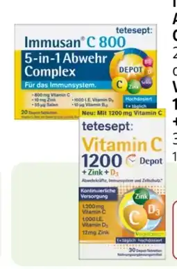 Rossmann Tetesept Immusan C 800 Depot Complex Angebot