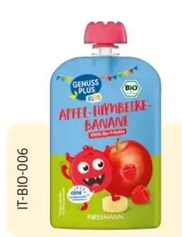 Rossmann Genuss Plus Kids Bio Quetschbeutel Angebot