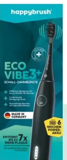 Rossmann Happybrush Schall-Zahnbürste ECO Vibe3+ Angebot