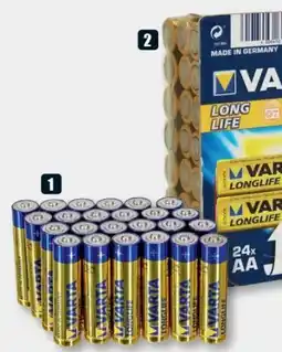 B1 Discount Baumarkt Varta Batterien Longlife AAA Angebot