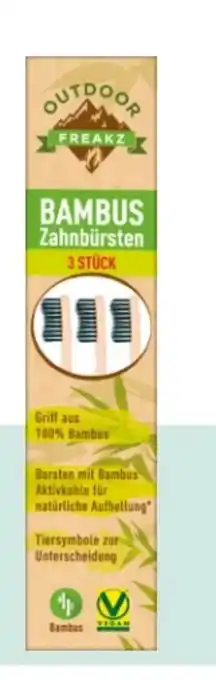 Rossmann Outdoor Freakz Bambus Zahnbürsten Angebot