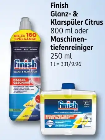 Rossmann Finish Glanz- & Klarspüler Angebot