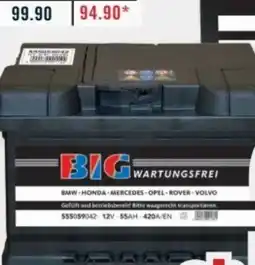 B1 Discount Baumarkt BIG Batterie Industrie Germany Auto-Batterie Angebot