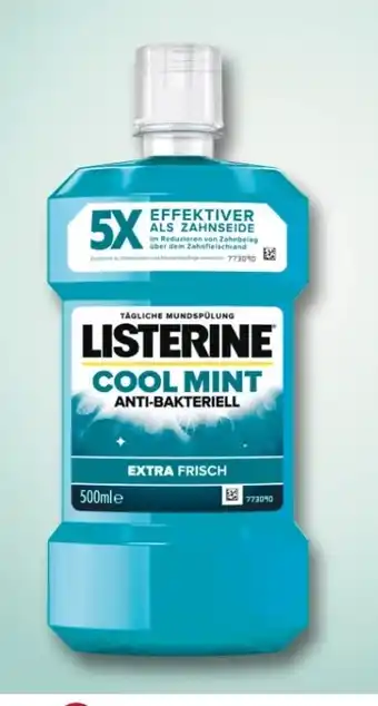 Rossmann Listerine Mundspülung Cool Mint Angebot