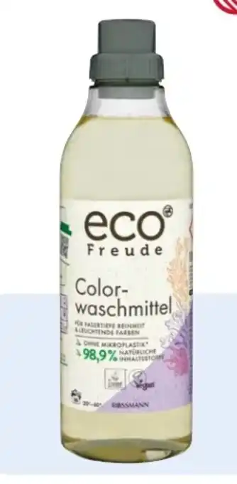 Rossmann Eco Freude Color-Waschmittel Angebot