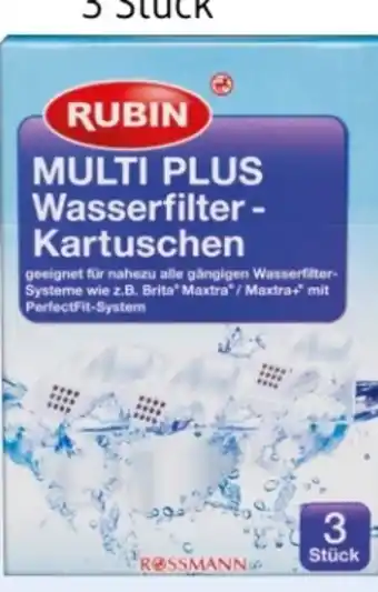 Rossmann Rubin Wasserfilter Kartuschen Multi Plus Angebot