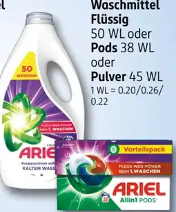 Rossmann Ariel Flüssig Waschmittel Angebot