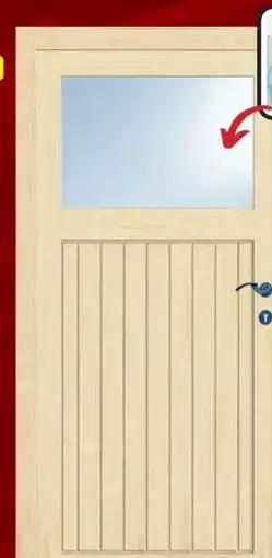 B1 Discount Baumarkt Nebeneingangstür Angebot