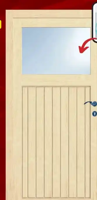 B1 Discount Baumarkt Nebeneingangstür Angebot