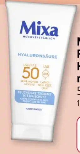 Rossmann Mixa Feuchtigkeitscreme LSF 50 Angebot