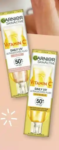 Rossmann Garnier Vitamin C Daily UV Ultraleichtes Fluid Glow LSF 50+ Angebot