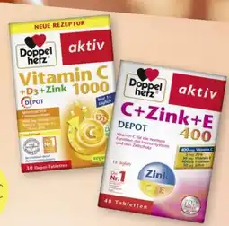 Rossmann Queisser Pharma Doppelherz aktiv Vitamin C 1000+D3+Zink Depot Angebot
