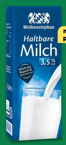 NETTO Weihenstephan H-Milch Angebot