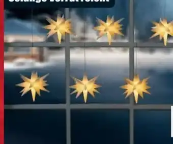 B1 Discount Baumarkt LED-Kette Sterne Angebot