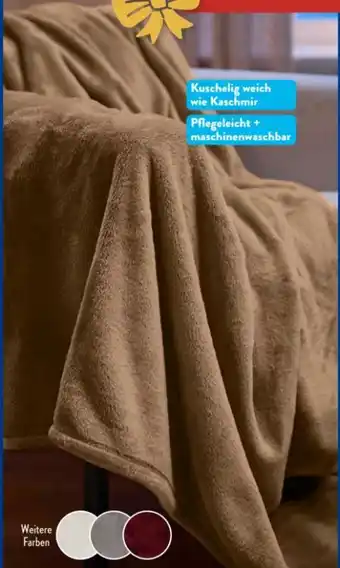 Aldi Süd Home Creation Decke Cashmeretouch Angebot