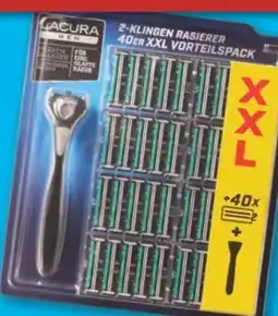 Aldi Süd Lacura Men 2-Klingen-Rasierer XXL Angebot