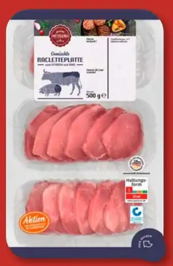 Aldi Süd Meine Metzgerei Raclette-Platte Angebot
