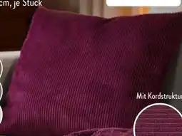 Aldi Süd Home Creation Kordkissen Angebot