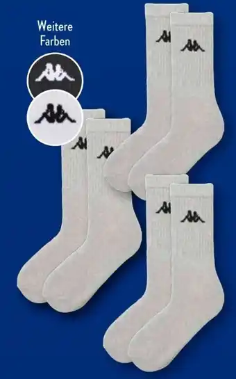 Aldi Süd Kappa Damen-Socken 3er-Pack Angebot