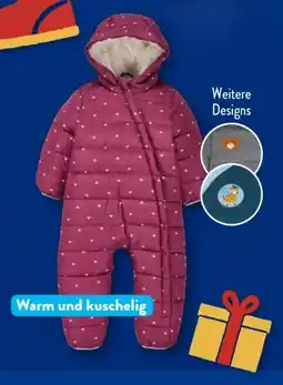 Aldi Süd Lily & Dan Baby Winteroverall Angebot