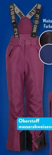 Aldi Süd Crane Kinder Ski-Hose Angebot
