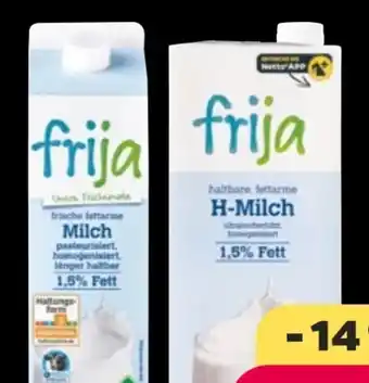 NETTO Frija Frischmilch Angebot