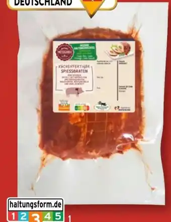 Aldi Süd Meine Metzgerei Schweine-Spießbraten Angebot