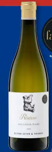 Aldi Süd Oliver Zeter 2024 Sauvignon Réserve Angebot