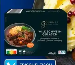 Aldi Süd Gourmet Finest Cuisine Wildschwein-Gulasch in Dunkelbiersauce Angebot
