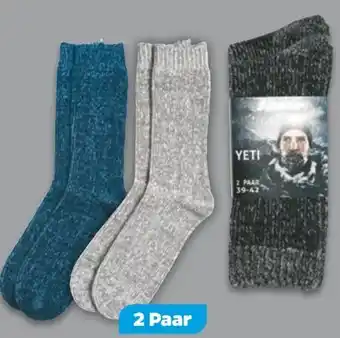 NETTO Herren Yeti-Wintersocken 2er-Pack Angebot
