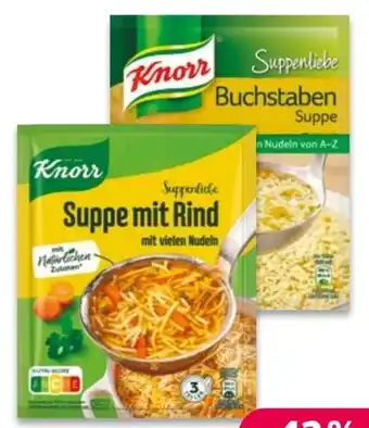 NETTO Knorr Suppenliebe Suppe mit Rind Angebot